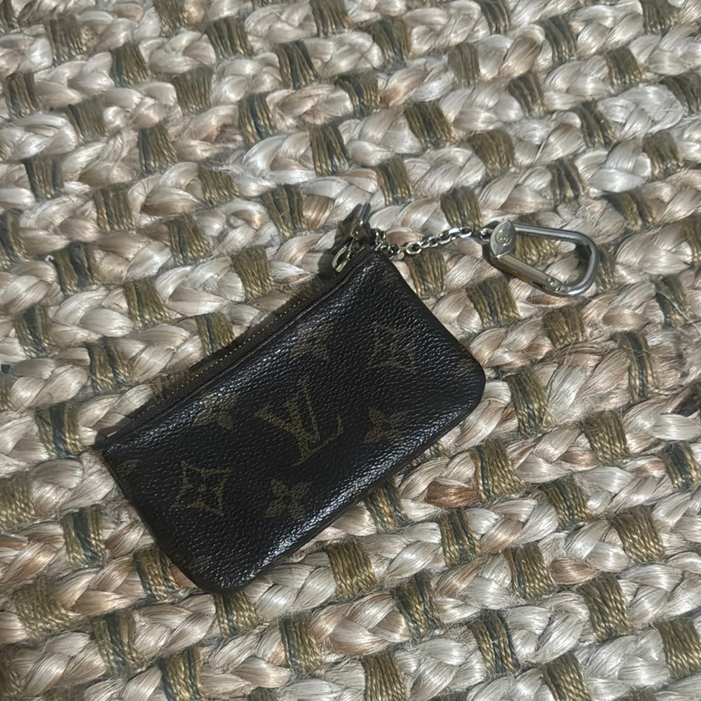 Louis Vuitton Black Monogram Key Pouch